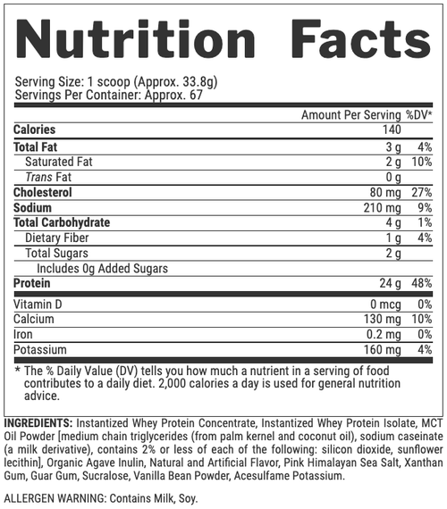 100% Whey Protein - 2265g Vanilla | Зображення 1