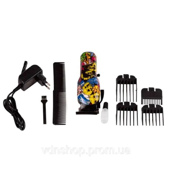 Машинка для стрижки Sokany SK-9911 професійна 4 насадки | Зображення 2