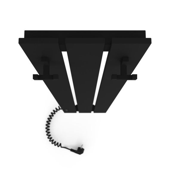 Електрична рушникосушарка Laris Зебра Бостон ЧФ(Ч)3 1200 Е (підкл. зліва) | Зображення 3