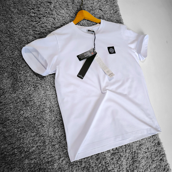 Чоловіча футболка Stone Island біла