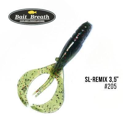 Приманка Bait Breath SL-Remix 3,5" (8 шт.) (205 　Watermelon/Red・Seed)