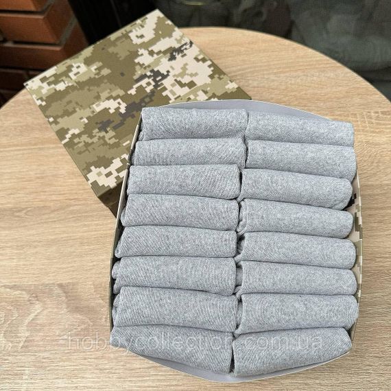 Набір чоловічих коротких шкарпеток на 16 пар 41-45 р в коробці із стрічкою літо | Зображення 8