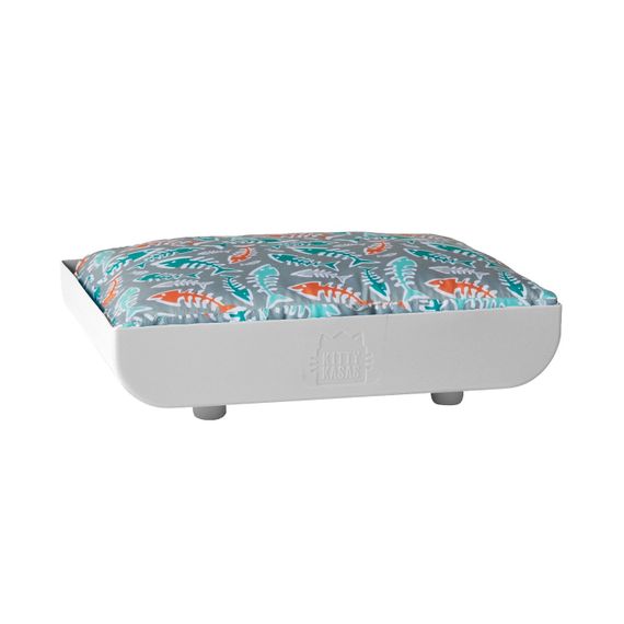 Лежак для котів Jolly Pets Kitty Kasa Penthaus Bed 39 см х 30 см х 10 см білий