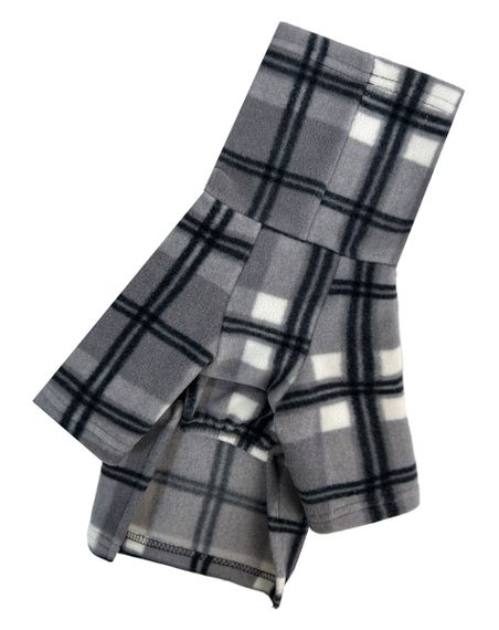 Светр флiс картатий сірий Y-361 | Зображення 2