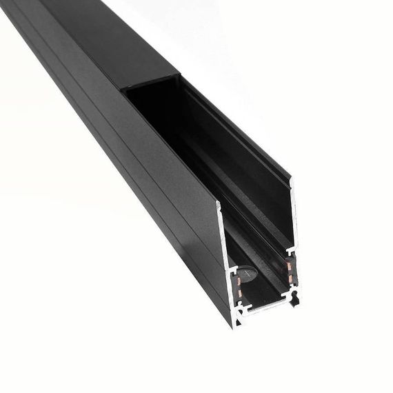 Магнитный трековый шинопровод PROLUM™ M20; Накладной\ Подвесной - P20; Чорний 2M | Зображення 7
