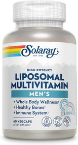 Мультивитамины липосомальные для мужчин, Men's Liposomal Multivitamin, Solaray, 60 вегетарианских капсул