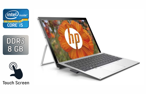 Ноутбук-трансформер HP Elite x2 1013 G3 / 13" (3000x2000) IPS Touch / Intel Core i5-8350U (4 (8) ядра по 1.7 - 3.6 GHz) / 8 GB DDR3 / 256 GB SSD / Intel UHD Graphics 620 / WebCam / TouchID б/у