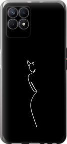 Чехол на Realme 8i Силуэт1 "4590u-2518-17620"