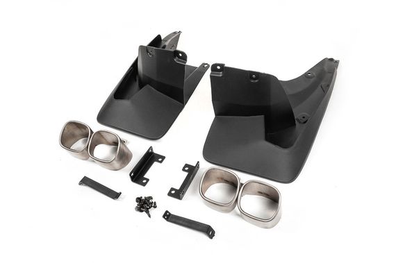 Накладки на передній і задній бампер Modelista V1 (2017-) Чорний колір для Toyota Land Cruiser Prado 150 | Зображення 7