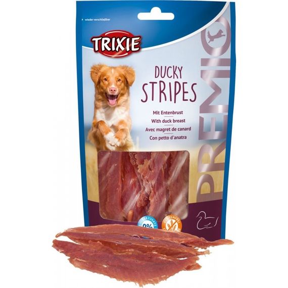 Ласощі для собак з качкою Trixie Premio Ducky Stripes, 100 гр | Зображення 2