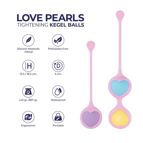 Вагінальні кульки Wooomy Love Pearls | Зображення 4