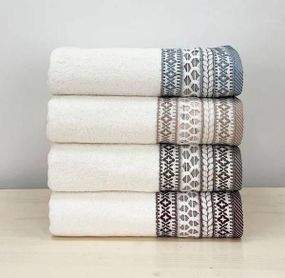 Полотенца Pupilla Otantik acik 50х90см Пенье набор 4шт