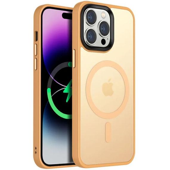 Чохол Ummi Colorful with MagSafe для Apple iPhone 12 Pro Max (6.7") Персиковий / Orange
