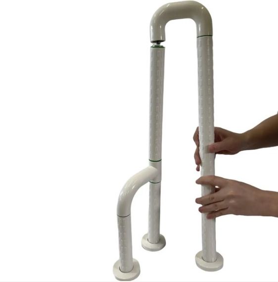 Поручень посилений SanStore з поворотною ніжкою білий HS-002A | Зображення 1