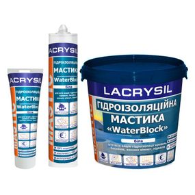 Мастика гідроізоляційна “WaterBlock” 3кг Lacrysil