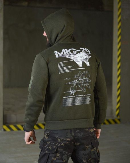 Худі CELEO на флісі Mig-29 олива ВТ3850 | Зображення 1