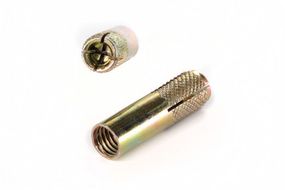 Дюбель забивний сталевий М16/20*65 цинк жовтий (ящ. 250 шт.) APRO TSR162065-C1