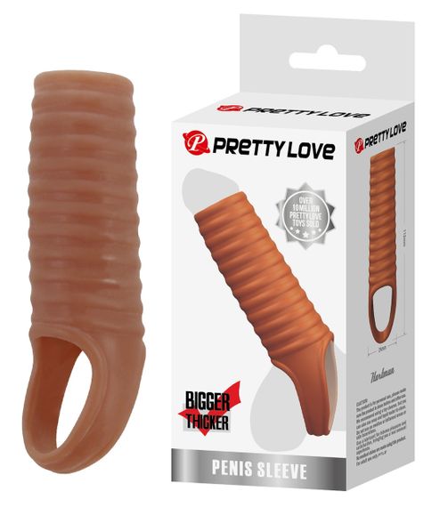 Стимулювальна насадка на пініс Pretty Love — Hartman TPR, BI-026275 sexstyle