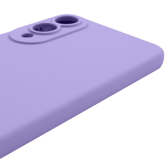 Чохол Silicone Cover Lakshmi Full Camera (AAA) для Samsung Galaxy S25 Edge Бузковий / Dasheen | Зображення 3