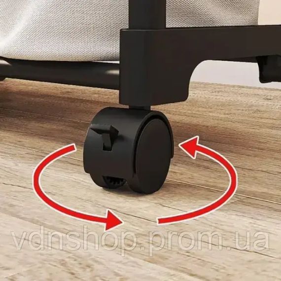 Стойка-вешалка на колесах для вещей и обуви (YH9918-1) | Зображення 3