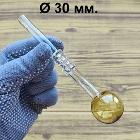 Стеклянная трубка Corrug Oil Orange