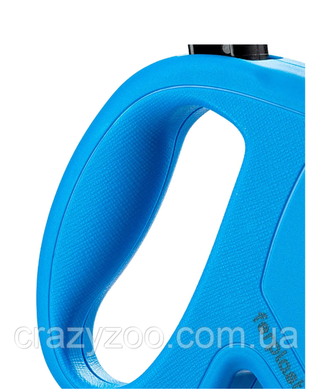 Поводок-рулетка для собак Ferplast Flippy One Cord S до 8 кг голубой шнур 3 метра 75092025 | Зображення 3