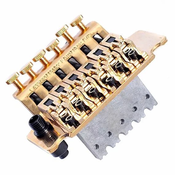 Гітарний Бридж Флойд роуз Floyd Rose тремоло для електрогітари золотий | Зображення 4
