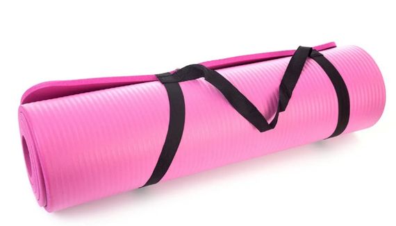 Килимок для йоги та фітнесу Power System PS-4017 NBR Fitness Yoga Mat Plus Pink (180х61х1) (PS-4017_Pink) | Зображення 6