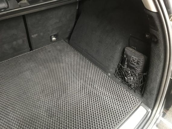 Килимок багажника (EVA, поліуретановий, чорний) для Mercedes GLE/ML сlass W166 | Зображення 2