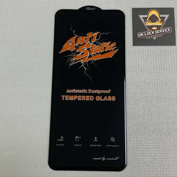 Защитное стекло 5D Full Glue для Realme 6i / 9i | Mietubl AntiStatic | Чорне, повне покриття, 9H