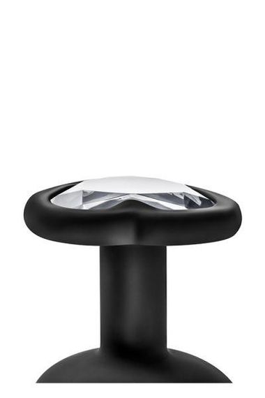 Анальна пробка з каменем Blush TEMPTASIA BLING PLUG LARGE BLACK Sex Aura | Зображення 1