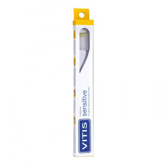 Зубна щітка для чутливих зубів і ясен VITIS SENSITIVE жовта (DENTAID)