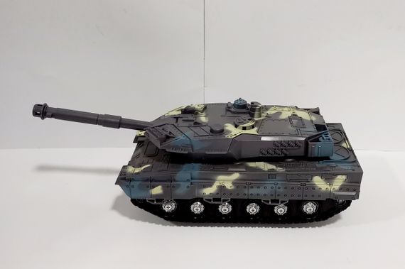 Танк 383-23 D/24D/24D1 Tank Model, світло, інерція, у слюді (6983903110455) Сірий | Зображення 1