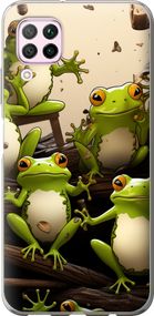 Чехол на Huawei P40 Lite Жабки "5656u-1887-17620"