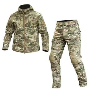 Костюм Soft Shell мультикам куртка та штани G2 з наколінниками