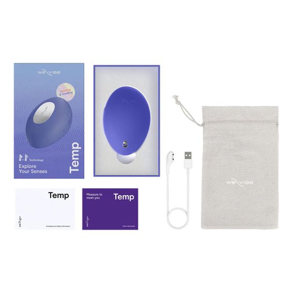 Вібратор We-Vibe Temp Lavender Blue | Зображення 9