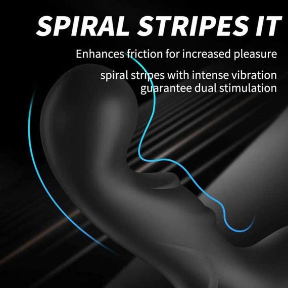 Анальная пробка-массажер простаты с вибрацией LILO USB | Зображення 3