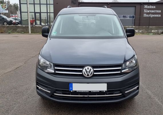 Накладки на решетку (2 шт, нерж) Carmos - Турецкая сталь для Volkswagen Caddy 2015-2020 гг | Зображення 2