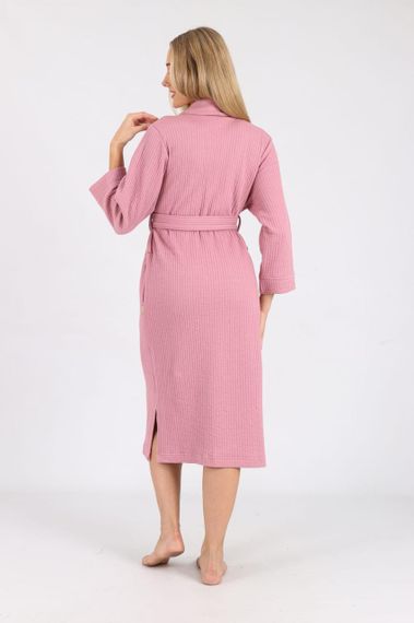 Жіночий мусліновий халат Nusa 0533 рожевий, M | Зображення 2
