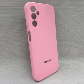 Чохол з логотипом для Samsung Galaxy A14 | Протиударний | Soft Touch | Рожевий