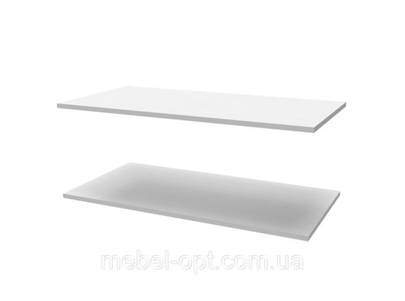 Комплект полиць 2 шт. для шафи купе L-Caiser Doros Білий 87,6х55х1,6 (40908021)