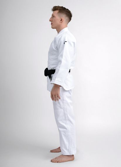 Кімоно для дзюдо тренувальне IPPONGEAR, серія ULTRALIGHT, біле, розмір 160, Slim Fit (приталений крій) | Зображення 2