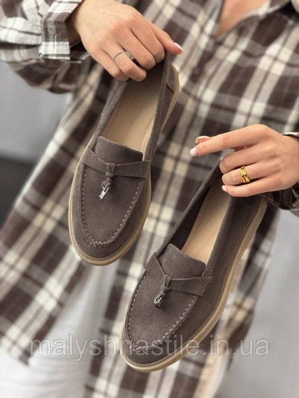 Женские лоферы seanly grey ДЛ7298