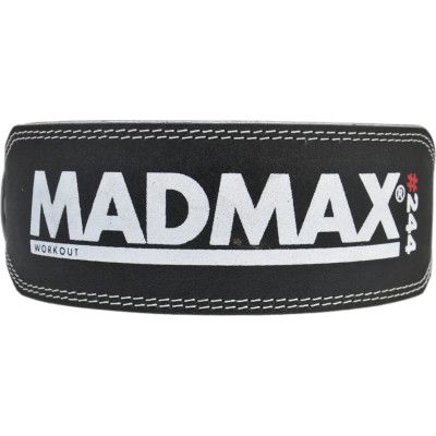 Атлетический пояс MadMax MFB-244 Sandwich шкіряний Black M (MFB-244_M) | Зображення 3