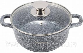 Кастрюля Ofenbach Snow Marble 4.5л индукционная с антипригарным покрытием NB-100501