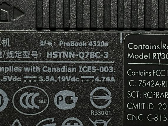 Ноутбук HP ProBook 4320s / 13.3" (1366x768) TN / Intel Core i3-350M (2 (4) ядра по 2.26 GHz) / 4 GB DDR3 / 320 GB HDD / Intel HD Graphics / WebCam / АКБ не держит б/у | Зображення 6