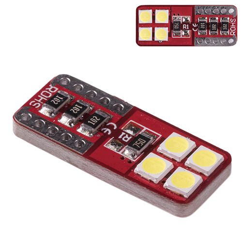 Лампа PULSO/габаритна/LED T10/8SMD-5050/CANBUS/12v/0.5w/80lm White | Зображення 4