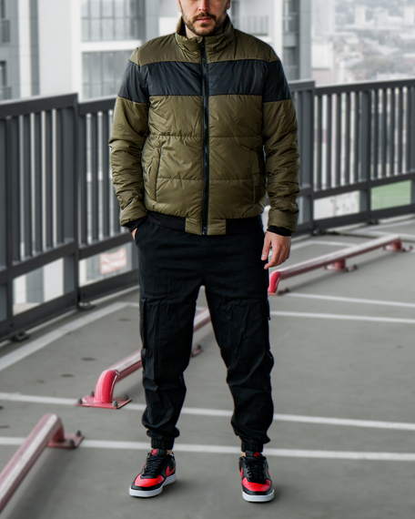 Куртка Ліон хакі чорний S XL | Зображення 4