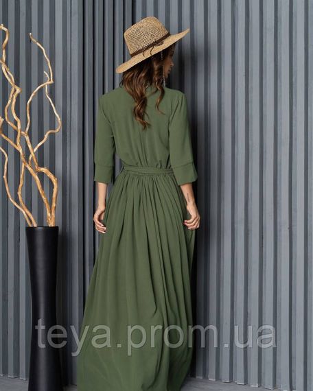 Плаття для жінок колір хакі розміри S, M, L, XL FI_008499 | Зображення 2