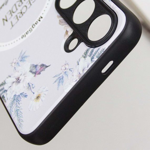 TPU+PC чехол Secret Garden with MagFit для Samsung Galaxy S24+ White | Зображення 5